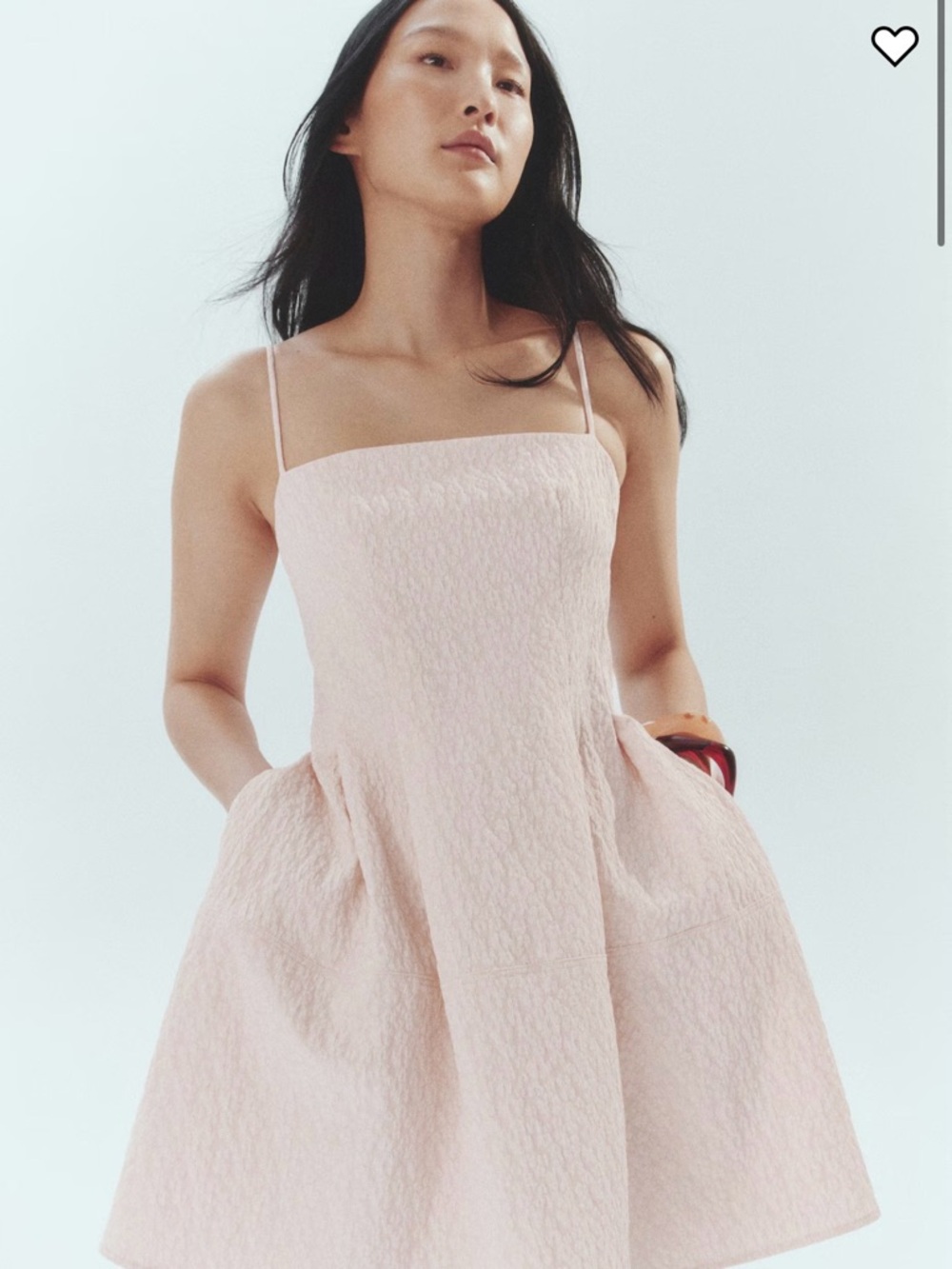 H&M Women’s Jacquard-Weave Strappy Dress